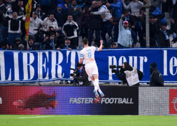 09 Arkadiusz MILIK (om) during the Ligue 1 Uber Eats match between Marseille and Angers at Orange Velodrome on February 4, 2022 in Marseille, France. (Photo by Philippe Lecoeur/FEP/Icon Sport)