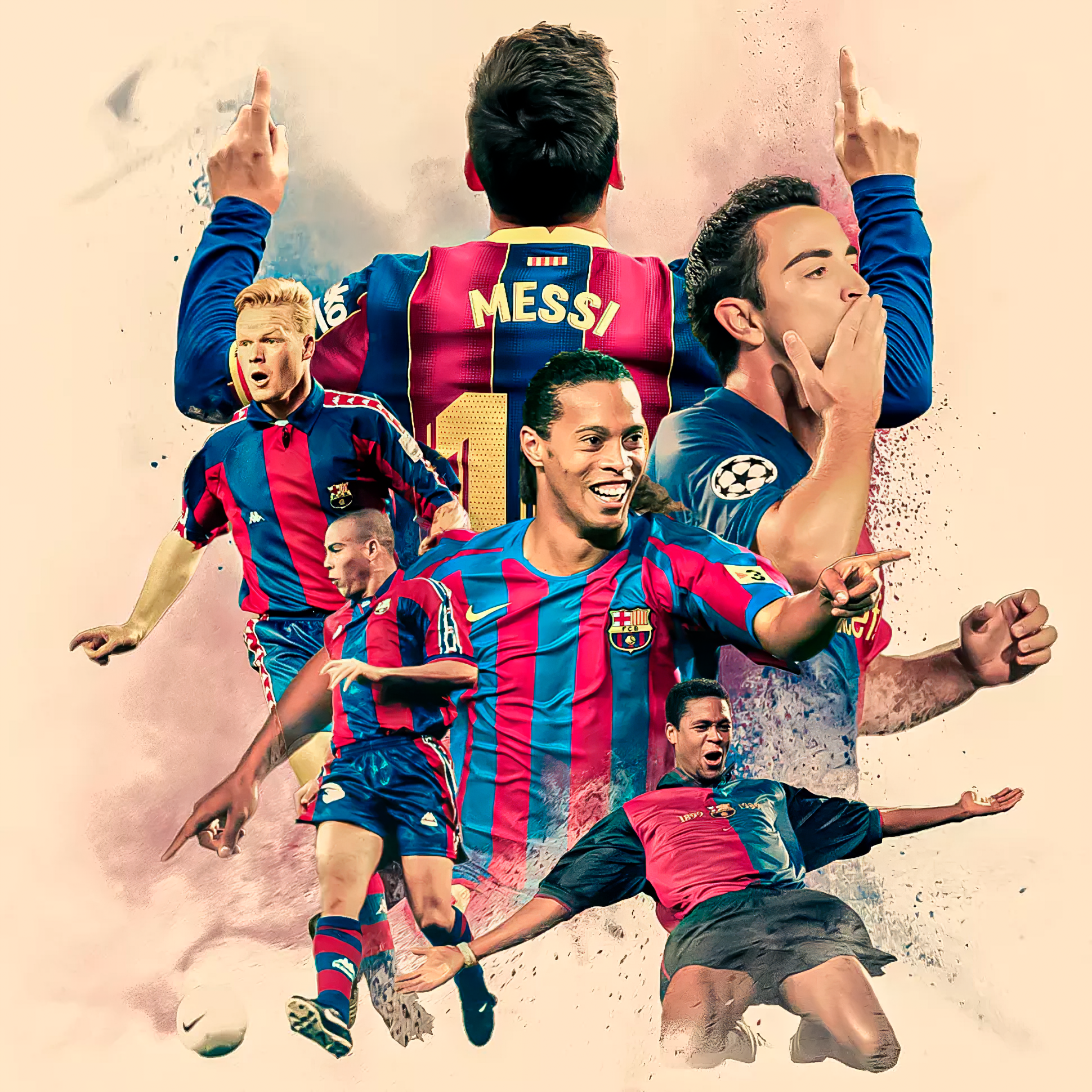 Os dez maiores jogadores do Barcelona no século