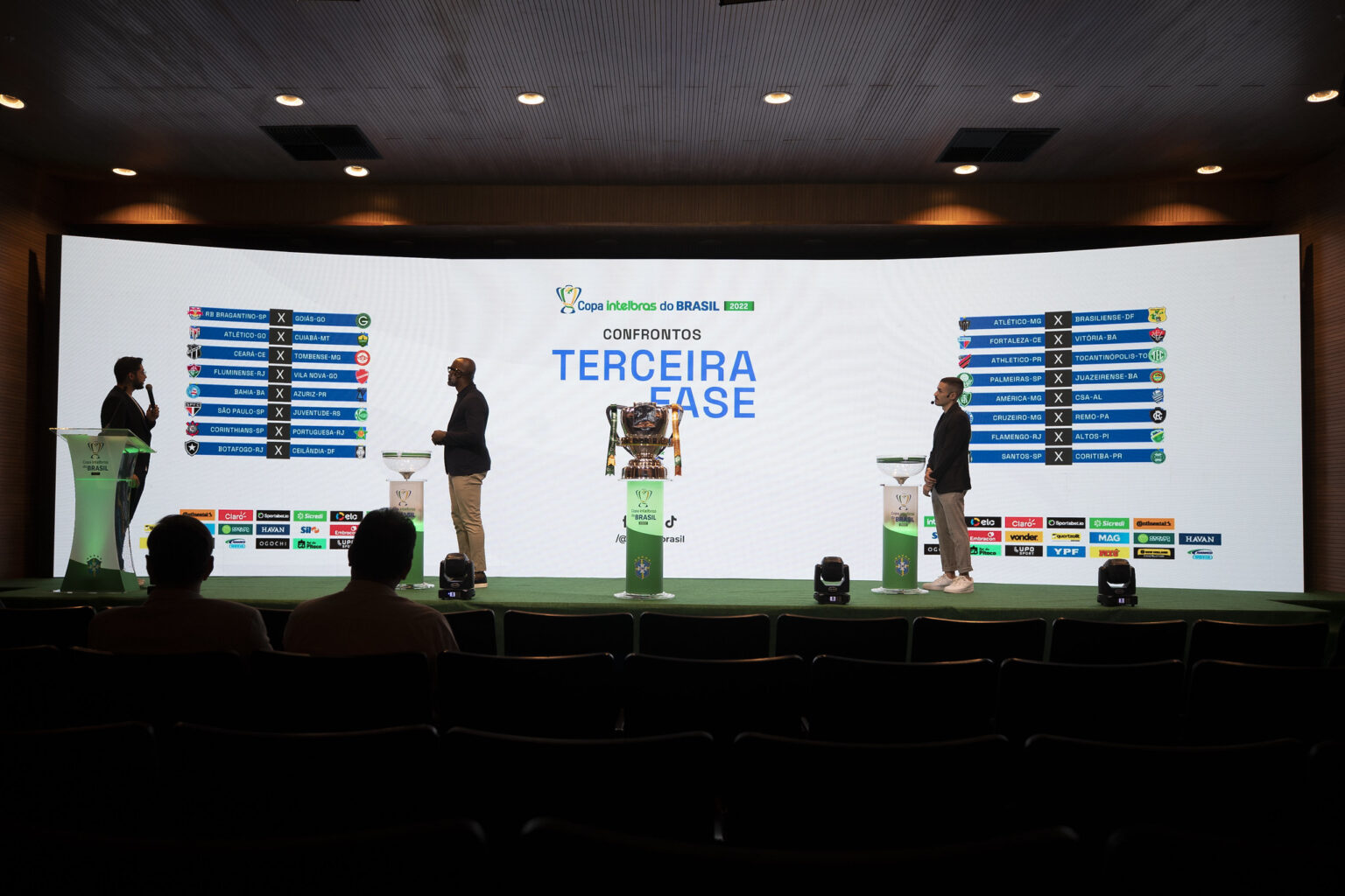 Definidos confrontos da terceira fase da Copa do Brasil