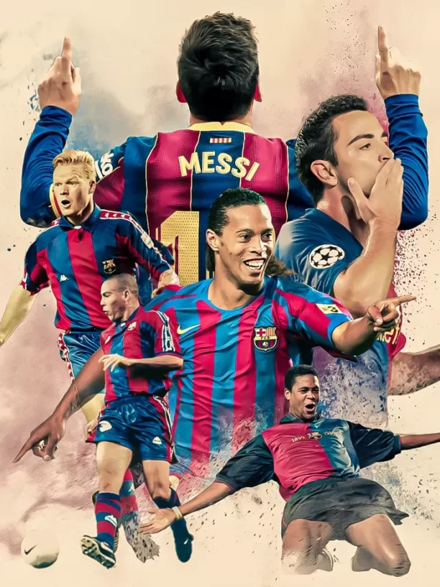Os 10 maiores jogadores do Barcelona