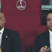 Roberto Carlos e Ronaldo durante a Copa do Catar, em 2022.