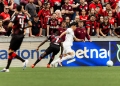 Athletico e Fluminense foi o jogo com mais gols, seis no total. Foto: marina Garcia / Fluminense